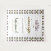 Tenture Faire sauter le Champagne-changement de nom de fam (Devant (Horizontal))