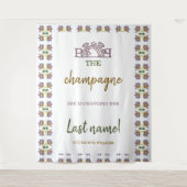 Tenture Faire sauter le Champagne-changement de nom de fam (Devant)