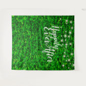 Tenture Fairy Lights Mariage Toile de Fond « Heureux à tou (Devant (Horizontal))