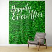 Tenture Fairy Lights Toile de Fond de Mariage Heureux à To (En situation)