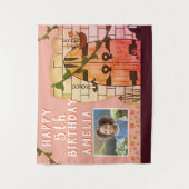 Tenture Fairy Tale Castle Door Flower Anniversaire Photo (Devant)