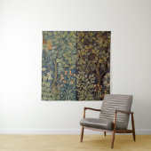 Tenture Faisan Coq William Morris Bois Oiseau Arbre (En situation)