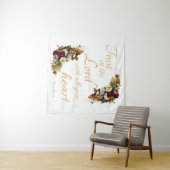 Tenture Faites confiance à l'Éternel et à tous vos coeurs  (En situation (horizontale))