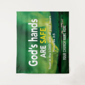 Tenture FAITES CONFIANCE AU SEIGNEUR Décoration murale d'é (Devant)