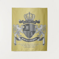 Faites votre propre blason d'armoiries d'or Lion g