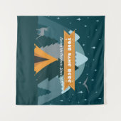 Tenture Faites votre propre camping Mountain Outdoor Adven (Devant (Horizontal))