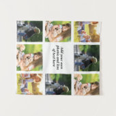 Tenture Faites votre propre collage photo et texte (Devant (Horizontal))