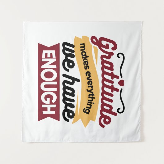 Tenture Faith and Gratitude Artwork – Uplifting Christian  (Devant (Horizontal))