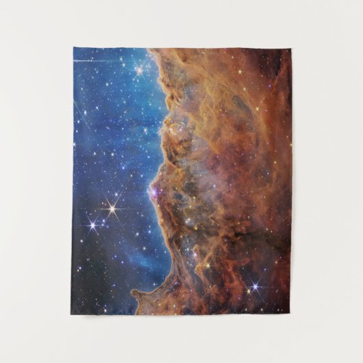 Tenture Falaises cosmiques Carina Nebula James Webb Telesc (Devant)