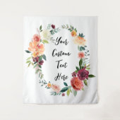 Tenture Fall Wedding Backdrop Photo Booth Decor Tapestry (Devant)