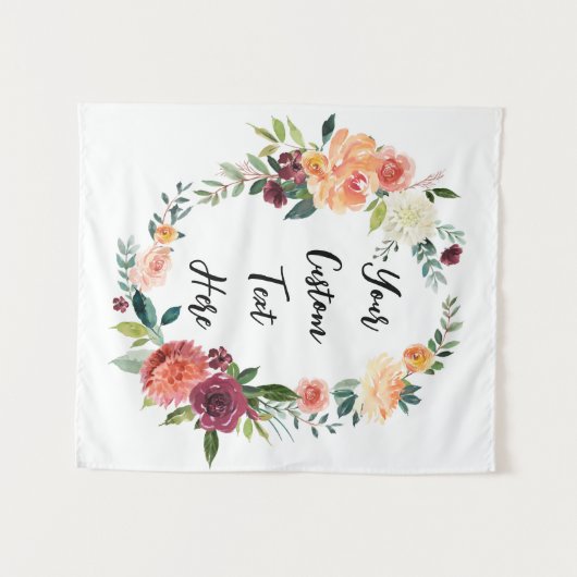 Tenture Fall Wedding Backdrop Photo Booth Decor Tapestry (Devant (Horizontal))