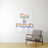 Tenture Falln Gay Et Fier (En situation)