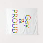 Tenture Falln Gay Et Fier (Devant (Horizontal))