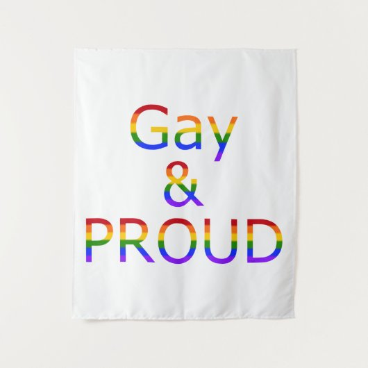 Tenture Falln Gay Et Fier (Devant)