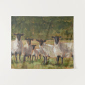 Tenture Famille de moutons (Devant (Horizontal))