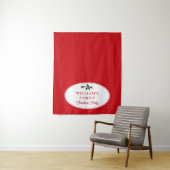 Tenture Famille Dîner de Noël Buffet Table Coureur (En situation)