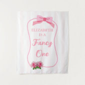 Tenture Fancy One Arc Floral 1er Anniversaire (Devant)