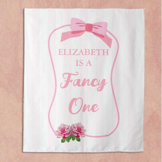 Tenture Fancy One Arc Floral 1er Anniversaire