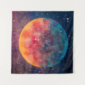 Tenture Fantastique peinture à l'huile belle grande planèt (Devant (Horizontal))