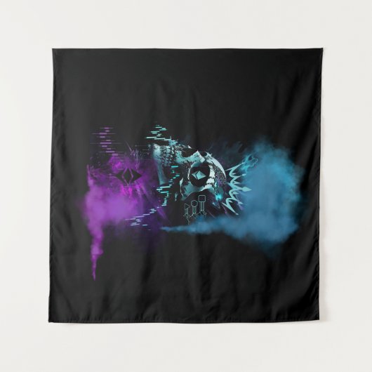 Tenture Fantasy Design | Cryptocurrency | Ethereum (Devant (Horizontal))