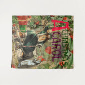 Tenture Fantôme de Noël Illustration actuelle Scrooge (Devant (Horizontal))