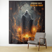 Tenture Fantôme effrayant d'Halloween suspendu (En situation)