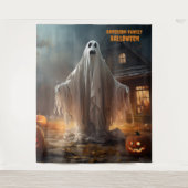 Tenture Fantôme effrayant d'Halloween suspendu (Devant)