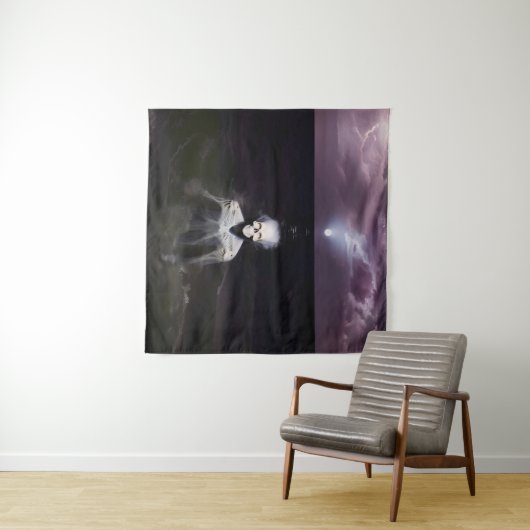 Tenture Fantôme en mer - Peinture à l'huile (En situation (horizontale))