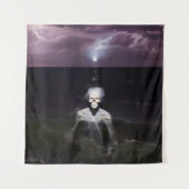 Tenture Fantôme en mer - Peinture à l'huile (Devant)