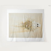 Tenture Fantôme lunatique avec Fleurs sauvages (Devant (Horizontal))