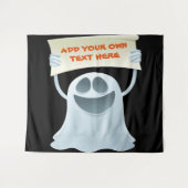 Tenture Fantôme tenant le texte   (Devant (Horizontal))