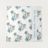 Tenture Farewell Car Aller De La Fête Accueil arrière-plan (Devant (Horizontal))