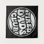 Tenture Fatigué Dads Club Funny (Devant (Horizontal))