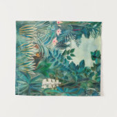 Tenture Faune dans la peinture tropicale de la jungle (Devant (Horizontal))