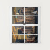 Tenture Fausse fenêtre Mur New York (Devant)