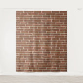 Tenture Faux Vieux Mur Brown en briques (Devant)