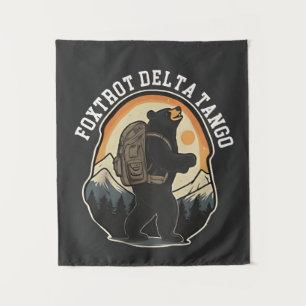 Tenture FDT résister à l'ours Foxtrot Delta Tango