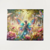 Tenture Fée aux papillons (Devant (Horizontal))