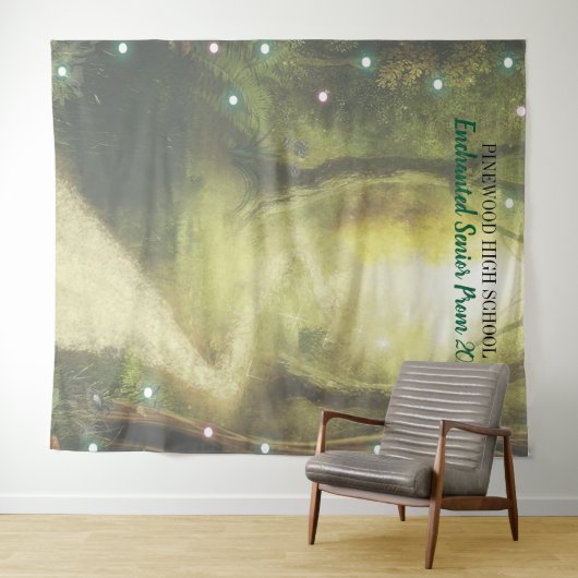Tenture Fée de forêt enchantée Lumière sur le parc  (En situation (horizontale))