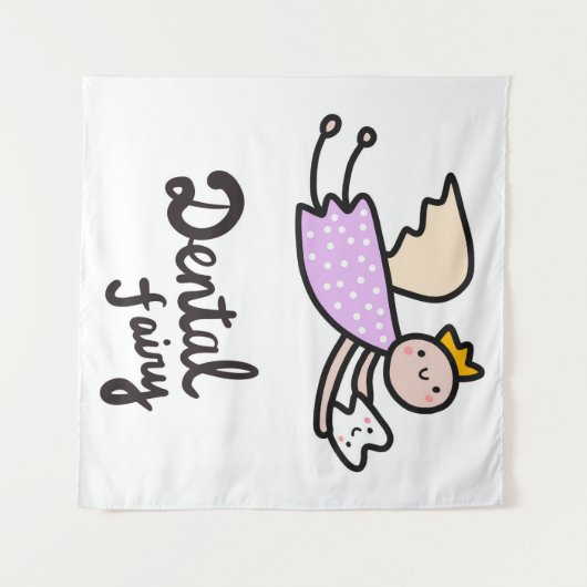 Tenture Fée dentaire (Devant (Horizontal))