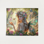 Tenture Fée papillon (Devant (Horizontal))