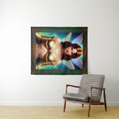 Tenture Fée spatiale de l'âge d'or par Xzendor7 (En situation (horizontale))