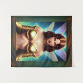 Tenture Fée spatiale de l'âge d'or par Xzendor7 (Devant (Horizontal))