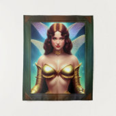 Tenture Fée spatiale de l'âge d'or par Xzendor7 (Devant)