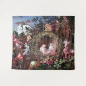 Tenture Fées dans un nid d'oiseaux, John Anster Fitzgerald (Devant (Horizontal))