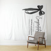 Tenture Félicitations à la cérémonie de remise des diplôme (En situation (horizontale))