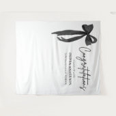 Tenture Félicitations à la cérémonie de remise des diplôme (Devant (Horizontal))