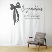 Tenture Félicitations à la cérémonie de remise des diplôme (En situation)