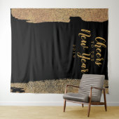 Tenture Félicitations à la nouvelle année fond (En situation (horizontale))