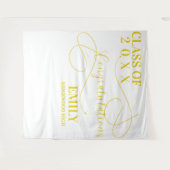 Tenture Félicitations au lauréat diplômé Nom 2025 pour l'o (Devant (Horizontal))